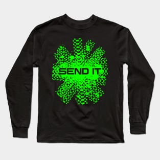 Send It Mountain Biking Long Sleeve T-Shirt